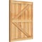 Ekena Millwork Framed Board-n-Batten Shutters w/Z-Bar, Rough Sawn Western Red Cedar, 26 7/8W x 32H, PR RBF06Z26X032RWR - alternate 5